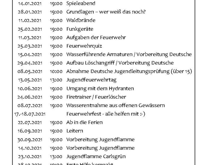 Dienstplan-Jugendfeuerwehr-Obersteben-2021 Dienstplan-Jugendfeuerwehr-Obersteben-2021